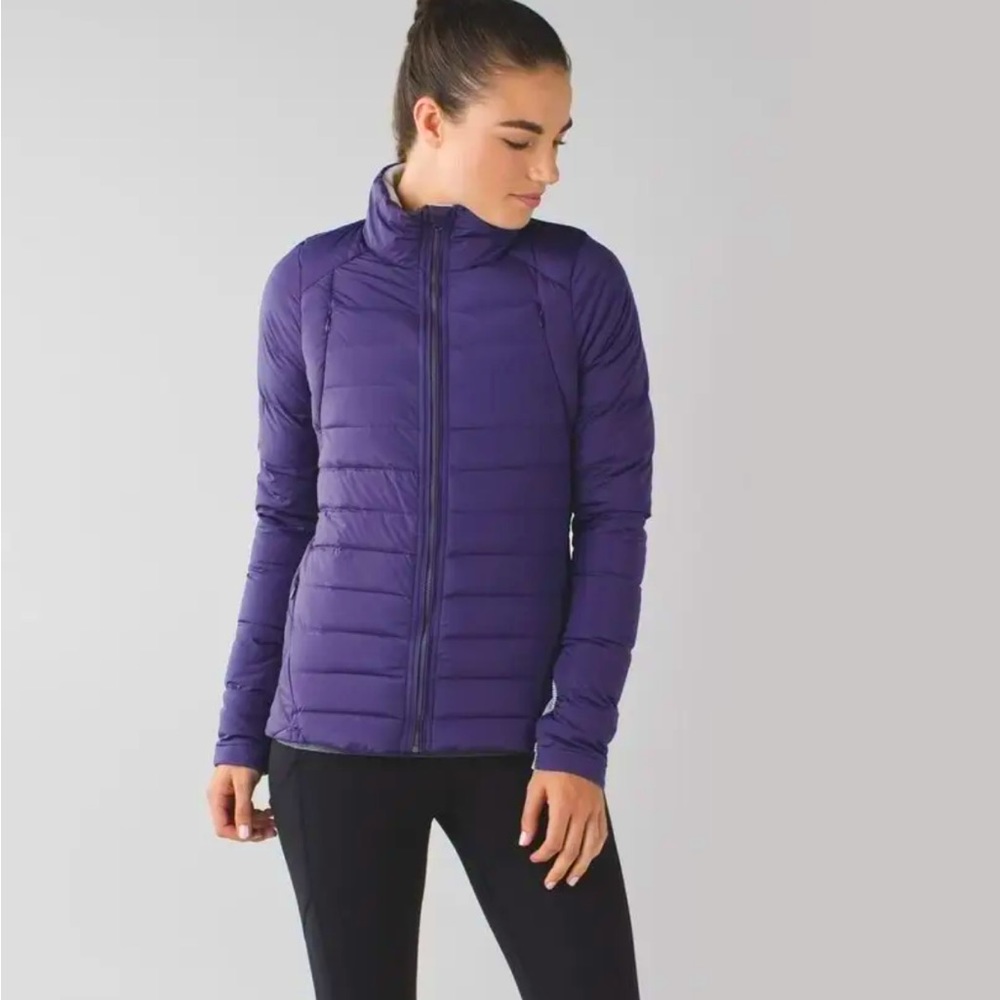 LULULEMON Fluffed Up Jacket
Color: Nightfall Purple
Size 8